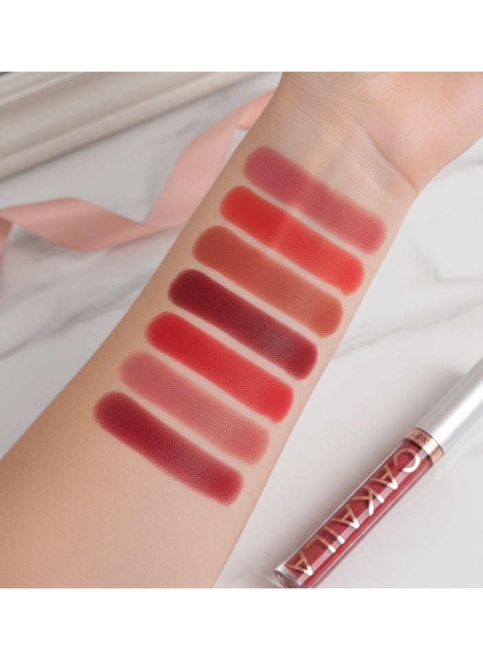 CAKAILA Set of 10 Long-Lasting Liquid Lipsticks – Variety of Shades & Long Wear CAKAILA Matte Liquid Lipstick Set – 10 Colors – Long Lasting Up to 24 Hours – Waterproof & Smudge Proof – Non-Drying Formula - Image 2