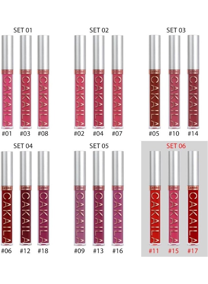 CAKAILA Set of 10 Long-Lasting Liquid Lipsticks – Variety of Shades & Long Wear CAKAILA Matte Liquid Lipstick Set – 10 Colors – Long Lasting Up to 24 Hours – Waterproof & Smudge Proof – Non-Drying Formula - Image 2