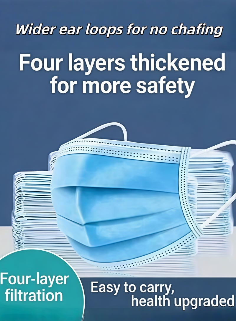 400-Piece Disposable Face Masks with Elastic Earloops, Individually Packaged, Boxed - Image 3