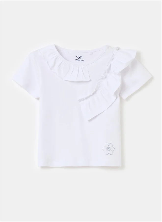 Ovs Ovs T-Shirt W/Ru Optical Whit