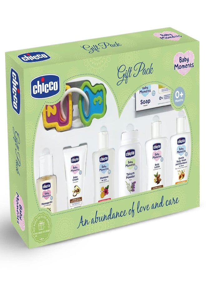 Chicco Baby Moments Delight Set Green, Gift Set for Babies, 0m+ - Image 1