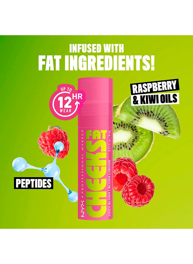 NYX PROFESSIONAL MAKEUP خدود سمينة بلش عصاري، بلش سائل، 12 ساعة ثبات، برقوقي - Image 5