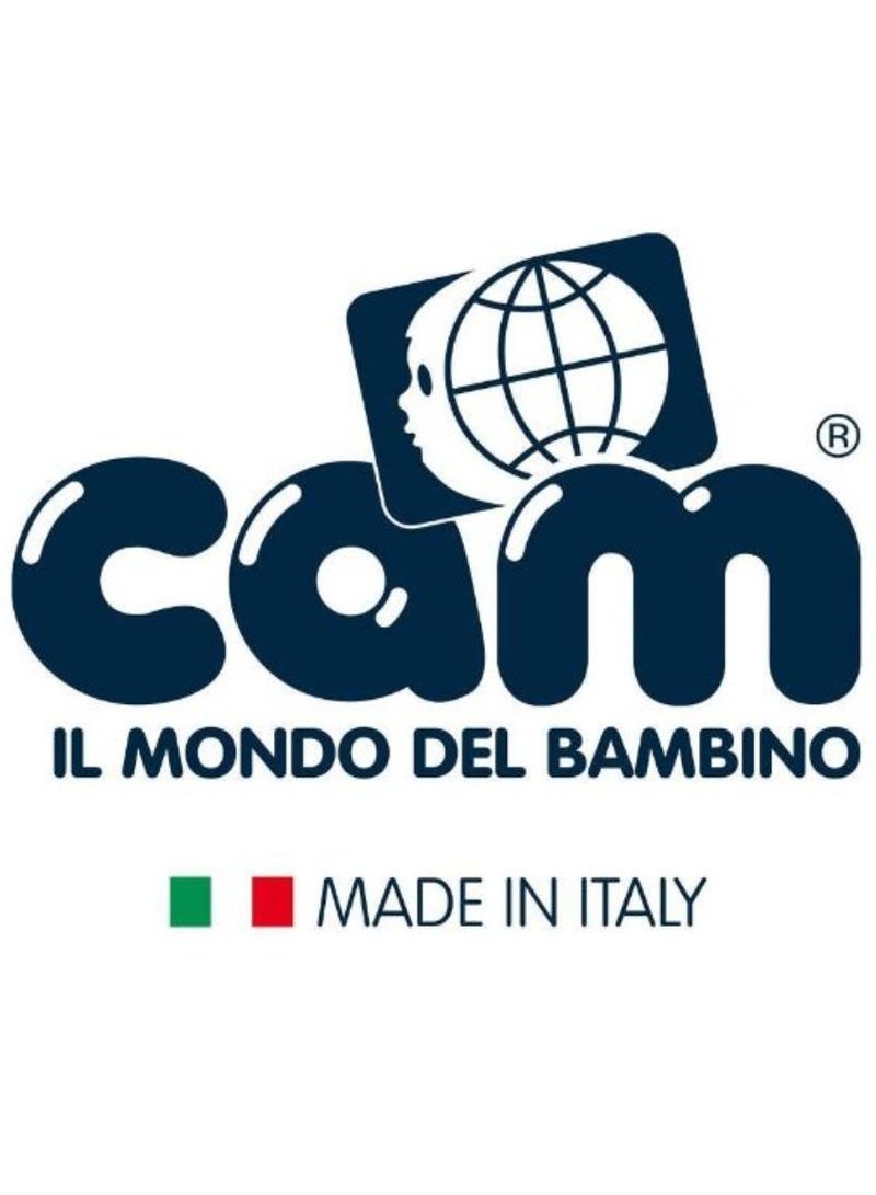 Cam - مقعد مبطن للأطفال Vista I-Size، مساند للذراعين، خارجي، أصلي، خفيف الوزن ومريح للأطفال والرضع، سهل السفر، حماية، سهل الإزالة، حتى عمر 0-3 سنوات 7.5 كجم - رمادي/رمادي فاتح - Image 4