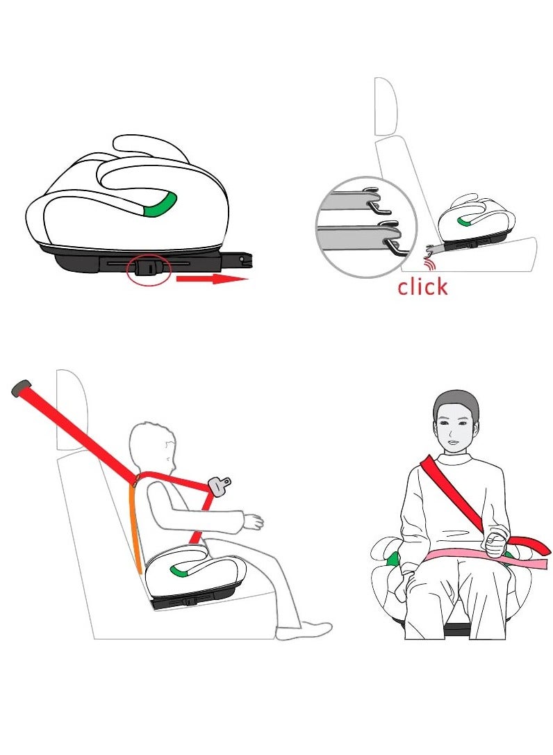 Cam - مقعد مبطن للأطفال Vista I-Size، مساند للذراعين، خارجي، أصلي، خفيف الوزن ومريح للأطفال والرضع، سهل السفر، حماية، سهل الإزالة، حتى عمر 0-3 سنوات 7.5 كجم - رمادي/رمادي فاتح - Image 3