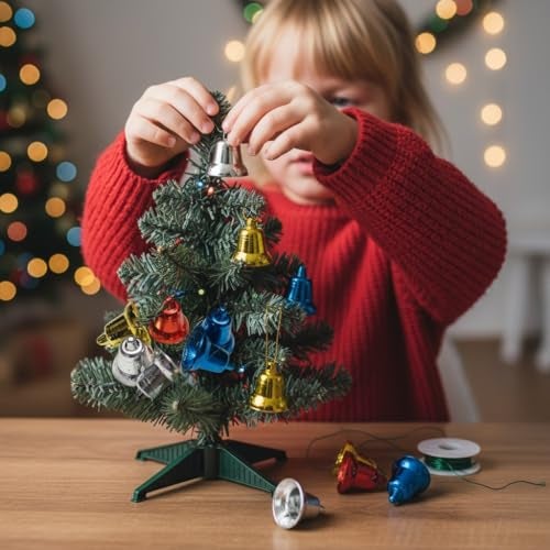 Krisah Reusable Christmas Tree Decoration Items Multi Bells 30 pcs - Image 4
