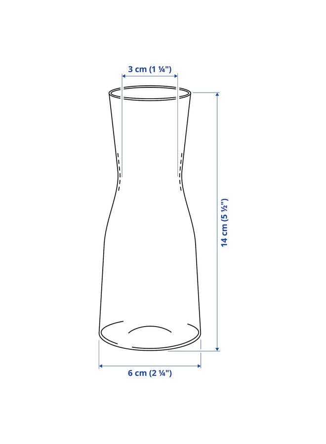 زبون مزهرية، زجاج شفاف، 14 سم - Image 5
