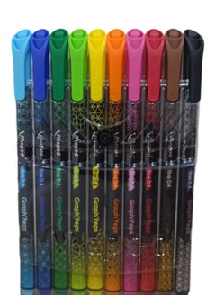Maped Graph Peps Classic 0.4mm Fine Felt Tipped Pens, Pack of 10 Multicolour  - Image 2