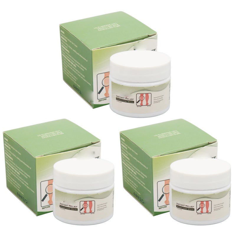 Varicose Veins Cream Moisturizing Leg Vein Cream Improve Blood Circulation - Clinically Proven Effective Varicose Veins Treatment for Leg Discomfort Relief - Image 1