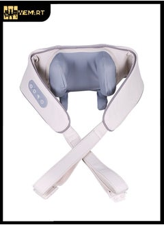 WEMART Shiatsu Back Neck Shoulder Massager Heated Massager For Neck, Back,Shoulder,Foot And Leg Muscle Pain Relief For Home Office And Car Use  - Image 1