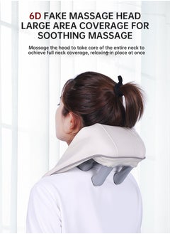 WEMART Shiatsu Back Neck Shoulder Massager Heated Massager For Neck, Back,Shoulder,Foot And Leg Muscle Pain Relief For Home Office And Car Use  - Image 2