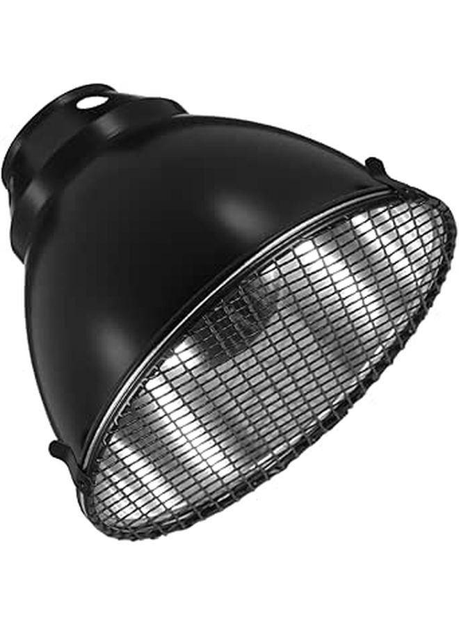 Aluminum Reptile Heat Lamp Dome Cover for Lizards Snakes Turtles Safe Heating Insulation - Image 1