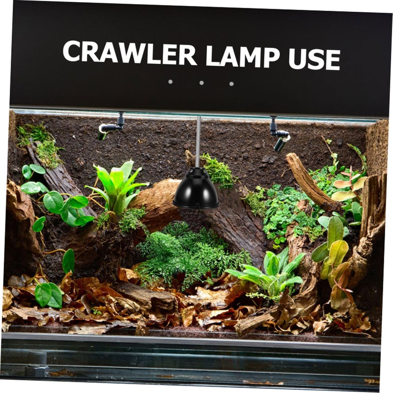 Aluminum Reptile Heat Lamp Dome Cover for Lizards Snakes Turtles Safe Heating Insulation - Image 4