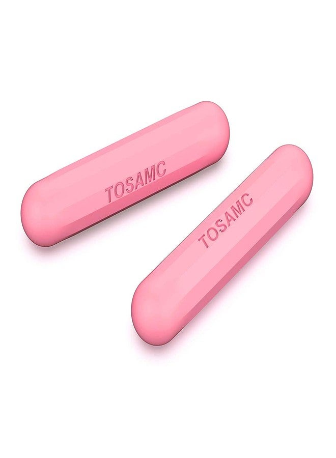 TOSAMC 3lb Weights for Women at Home Set of 2, Small Pink Hand Weight Dumbells Set, Dumbbell Hand Weight Bars for Women,3lbs Dumbbells for Walking, Exercise Weights Pilates Equipment for Home Workouts - Image 1