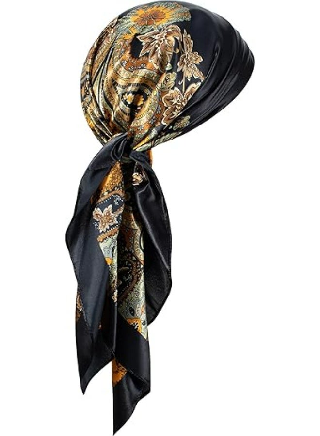 مجموعة اكسسوارات زي القراصنة للنساء | وشاح للرأس وقبعة ووشاح وحزام زي تنكري مع عقد من الستانلس ستيل - Image 2