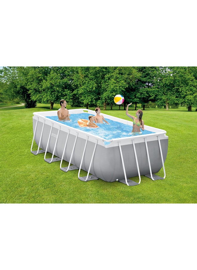 INTEX INTEX 4M X 2M X 1.22M PRISM FRAME RECTANGULAR POOL SET  - Image 3