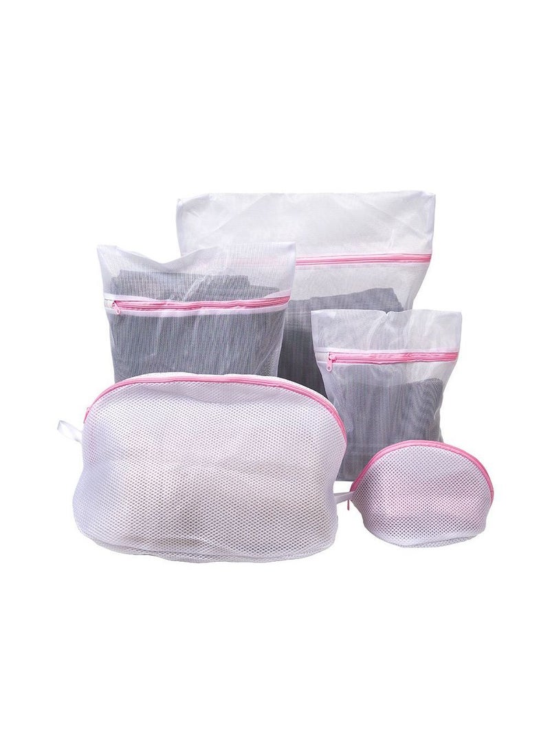 Homesmiths Mesh Laundry Bag Set of 5 Pieces - Image 4