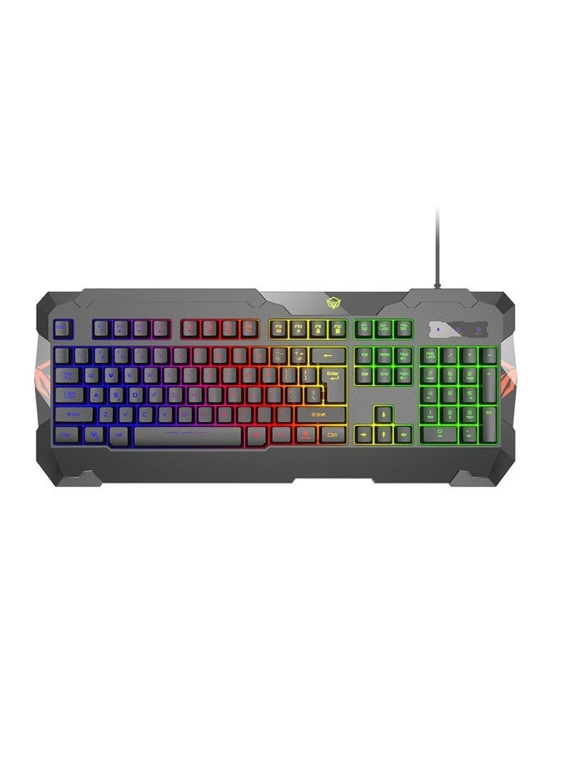 ELTRAZONE MT-C505 4 in 1 Gaming Combo Kit – Anti-Ghost RGB Mechanical Keyboard with 5+1 Programmable Buttons, 3200 DPI High Precision Gaming Mouse, Backlit Gaming Headphone with Omni-Directional Microphone, and Large High-Precision Mouse Pad for Pro Gamers  - Image 3