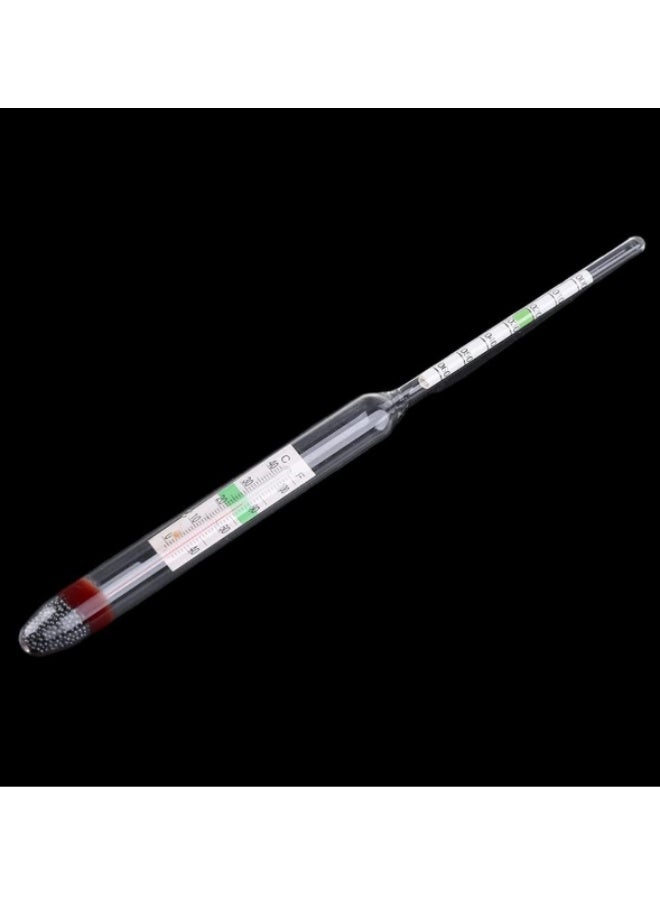 Aquarium Glass Hydrometer with Thermometer Coral Salinity Tester for Marine Saltwater Fish for Tank Mariculture Aquarium Heater Light Thermometers Gravel Pump Sand Decorations Air - Image 1