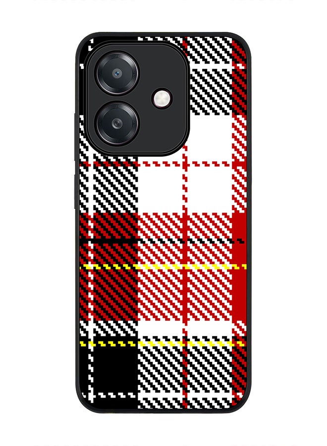 Stylizedd For Oppo A60 5G / A3 5G / A3x 5G Case,Slim fit Camera Protection, Shockproof Thin Phone cover - English Flannel - Image 1