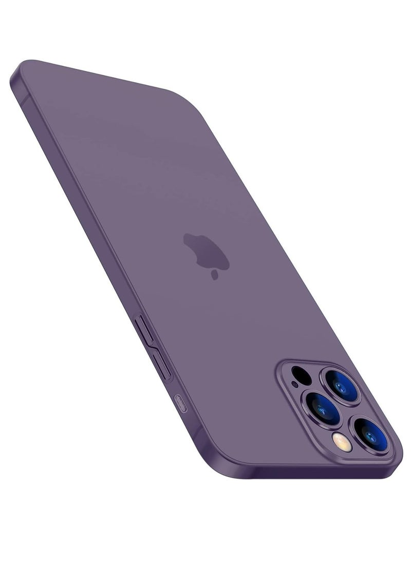 Raxoom ELTRAZONE Case Compatible with iPhone 15 Pro Max Slim Case,0.2mm Fit [Paper-Thin]Lightweight Case Translucent Matte Finish PP Back Protection[Anti-Fingerprints&Yellowing] (Purple) - Image 1