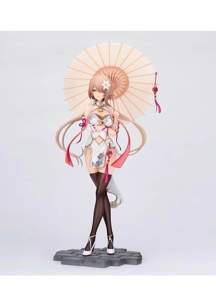 عام Honkai Impact 3rd Rita ، Huanxi Sand ، شكل مظلة عتيق ، زخرفة نموذج محيطي للأنمي (23.5 سم) - Image 2