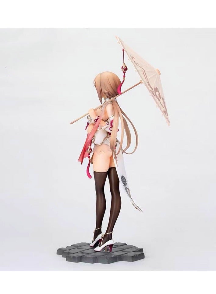 عام Honkai Impact 3rd Rita ، Huanxi Sand ، شكل مظلة عتيق ، زخرفة نموذج محيطي للأنمي (23.5 سم) - Image 4