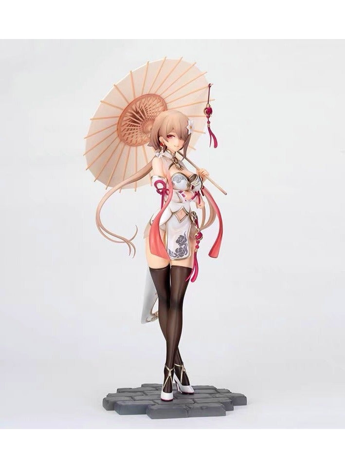 عام Honkai Impact 3rd Rita ، Huanxi Sand ، شكل مظلة عتيق ، زخرفة نموذج محيطي للأنمي (23.5 سم) - Image 5