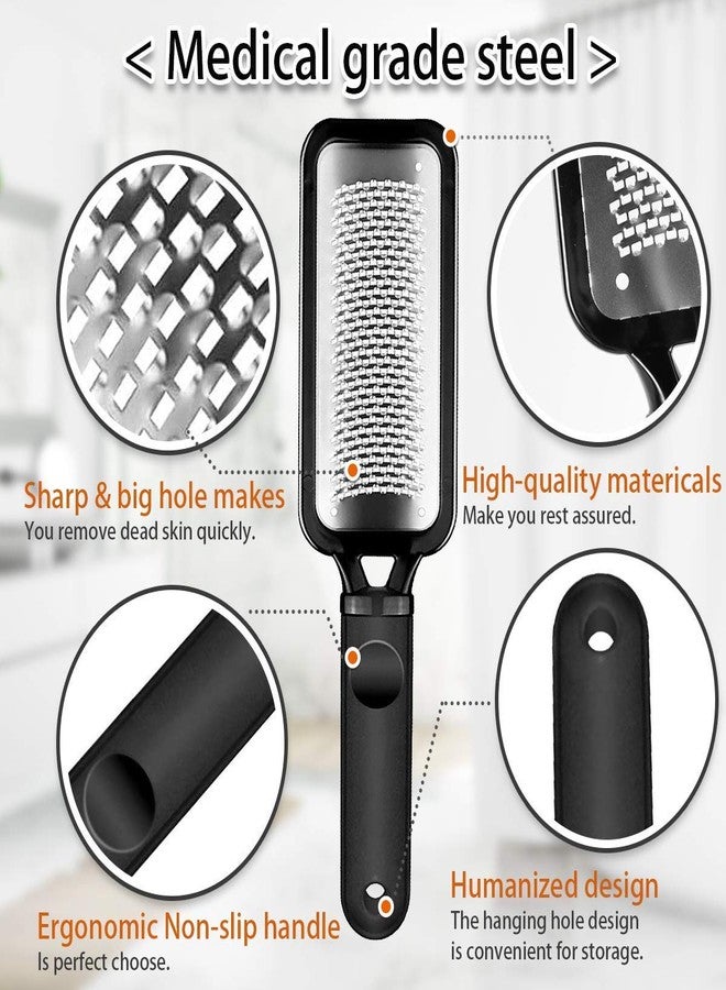 TWIREY Foot File Callus Remover Pedicure Tool Remove Hard Skin Multi use Pedicure Paddle Brush - Image 2