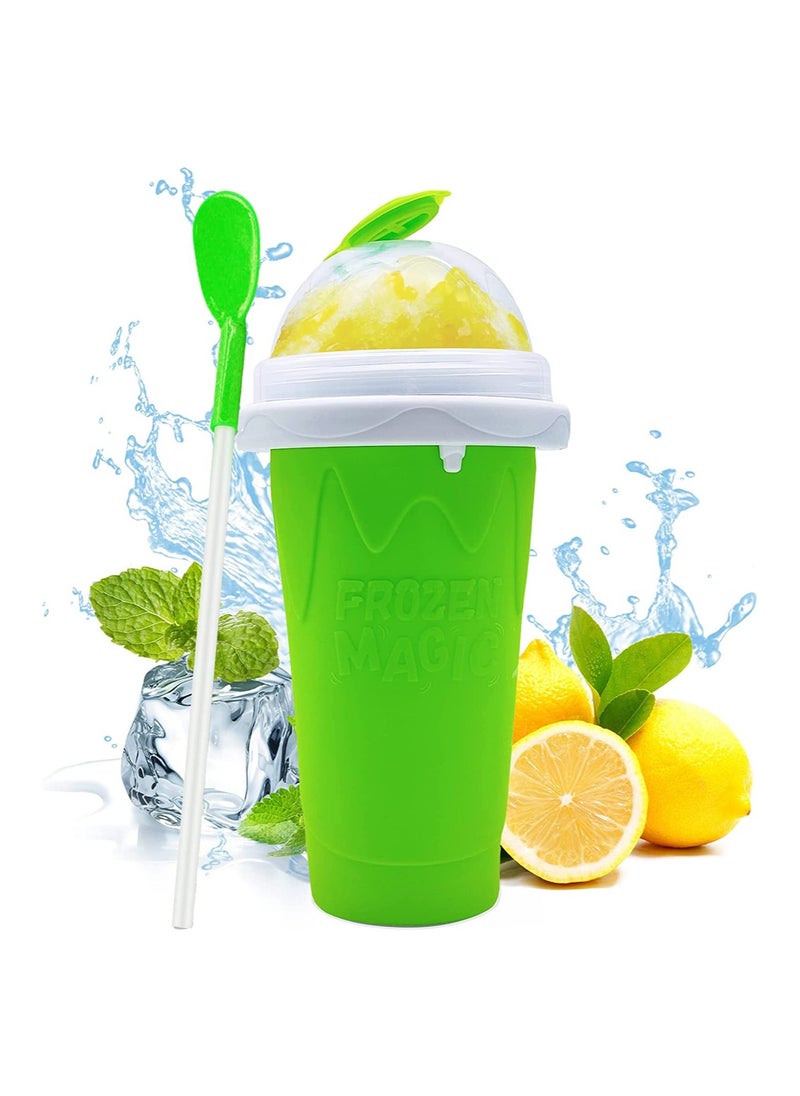 ELTRAZONE - Slushy Maker Cup, Slushy Maker Ice Frozen Squeeze Cup Cooling Maker Cup Freeze Mug Milkshake Smoothie Mug - Image 1