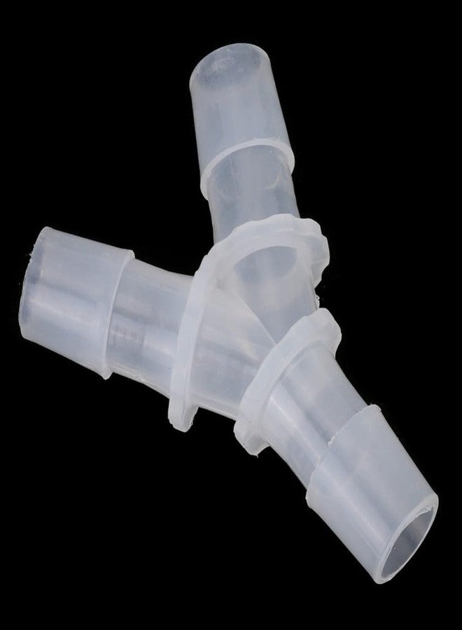 Chiffonade 10Pcs Y-Type Transparent Plastic Air Hose Connectors Aquarium Pump Fittings for Fish Tank Airflow Control(15.8mm) - Image 5