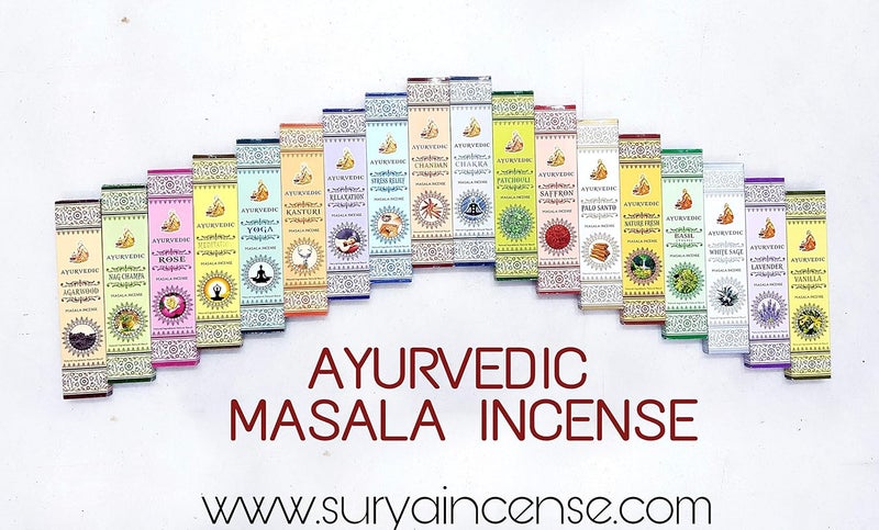 Ayurvedic Palo Santo Holy Wood Masala Incense SticksAgarbatti 12 Packs X 15 Sticks Each - Image 2