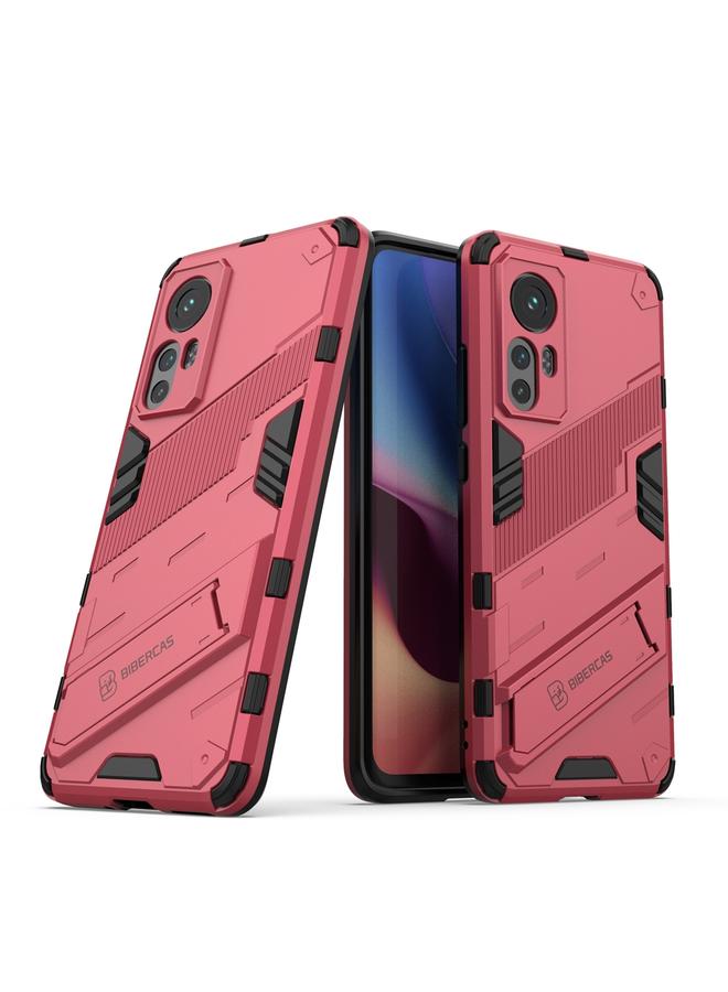 The Bros Case For Xiaomi Mi 12 Punk Armor 2 in 1 PC + TPU Shockproof Phone Case with Invisible Holder