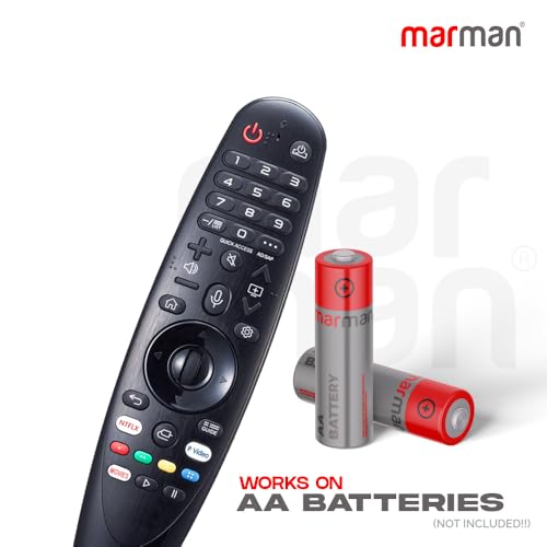 marman® Compatible with LG Smart Tv Magic Remote Control Original Model AKB75855501 AN-MR20GA Suitable for UHD OLED QLED with Bluetooth Voice Command, Pointer Function and Streaming Apps - Image 5