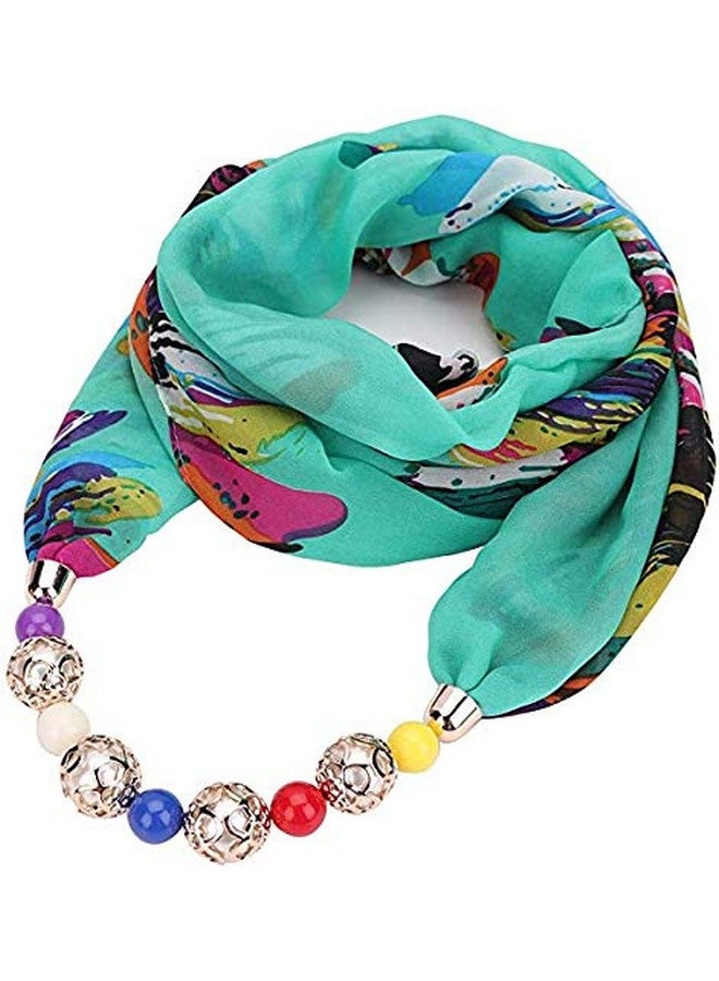 V3E قلادة وشاح نسائي من خرز V3E مع شال دوباتا متعدد الألوان (S03) - Image 1