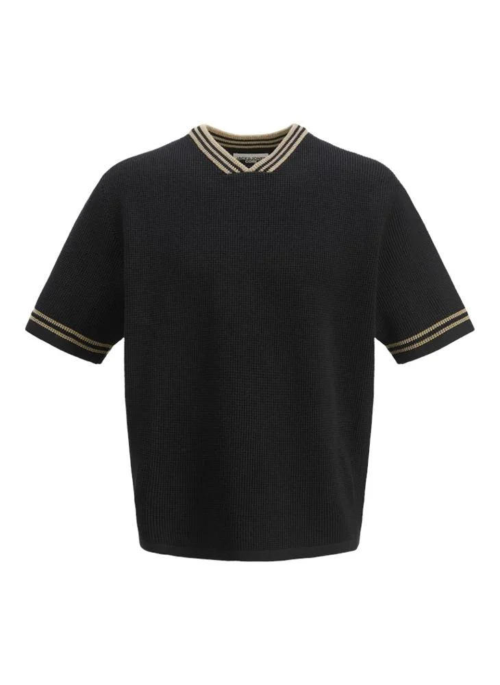 JACK & JONES Jcohorizon Knited V-Neck T-Shirt