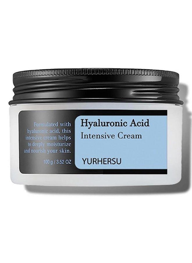 YURHERSU كريم الوجه بحمض الهيالورونيك، سريع الامتصاص، غير لزج، يدوم طويلاً، مرطب، ناعم، شد البشرة، مضاد للتجاعيد، بناء حاجز للبشرة، تعزيز مرونة الجلد (حمض الهيالورونيك) - Image 1