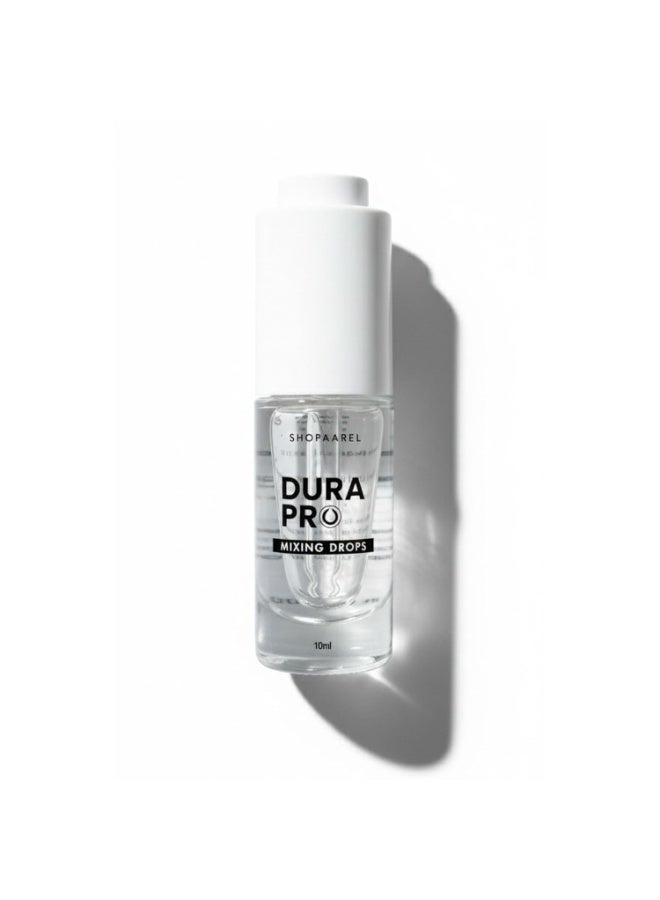 شوبارل قطرات Shopaarel Dura Pro لخلط المكياج - سائل لإعادة الحيوية للمكياج الجاف وإصلاح المكياج المكسور - شفاف، 10 مل - Image 1