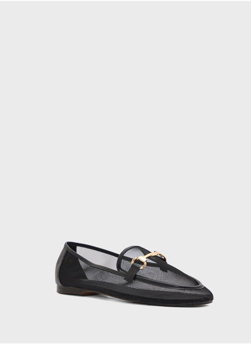 ELLA Mesh Trim Detail Mocassin  - Image 2