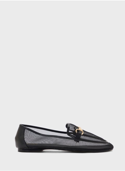 Mesh Trim Detail Mocassin