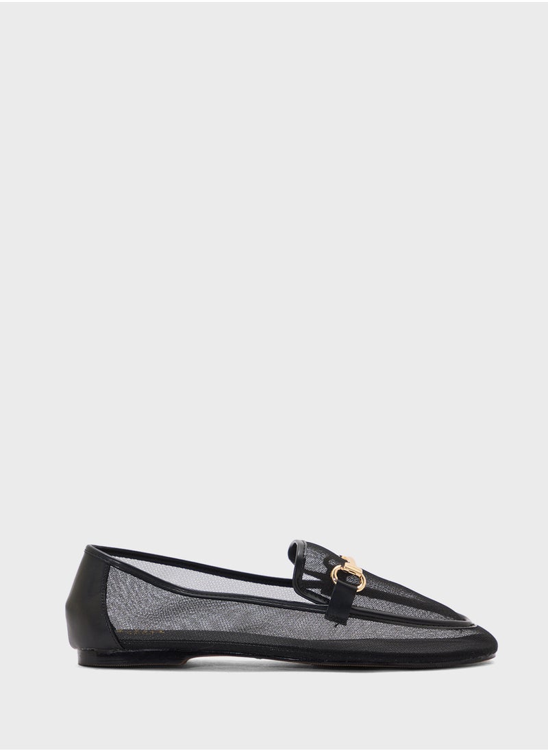 ELLA Mesh Trim Detail Mocassin  - Image 1