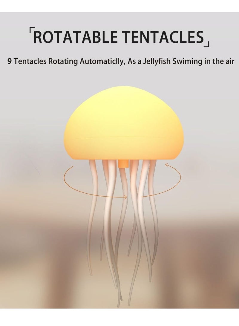 بورتوني مصباح قنديل البحر LED خيالي قنديل البحر ضوء RGB متدرج للتحكم الصوتي مصباح مزاج قنديل البحر مع مخالب الرقص للأطفال غرف نوم غرفة المعيشة إضاءة جو ديكورية - Image 2