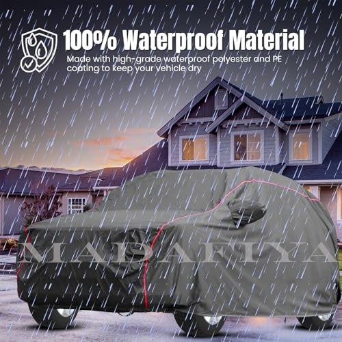 MADAFIYA Heavy-Duty Car Cover for Compatible with Toyota Innova (2005 to 2025 All Models) Deluxe Car Protection Cover – Waterproof & UV-Resistant All-Season Exterior Protection - Image 3