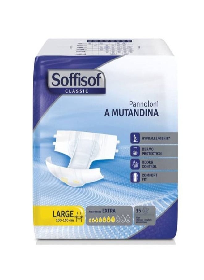 SOFFISOF Medical Diapers For The Elderly - Size - L  - Image 2