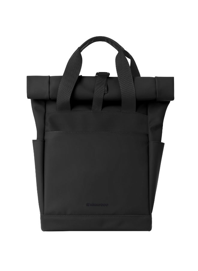 KIKKABOO حقيبة سيريز القابلة للطي، حقيبة الأم، تثبيتات عربة الأطفال، سعة كبيرة، وسادة تغيير محمولة، حقيبة حرارية، حقيبة مقاومة للماء، حقيبة متعددة الاستخدامات - Image 1