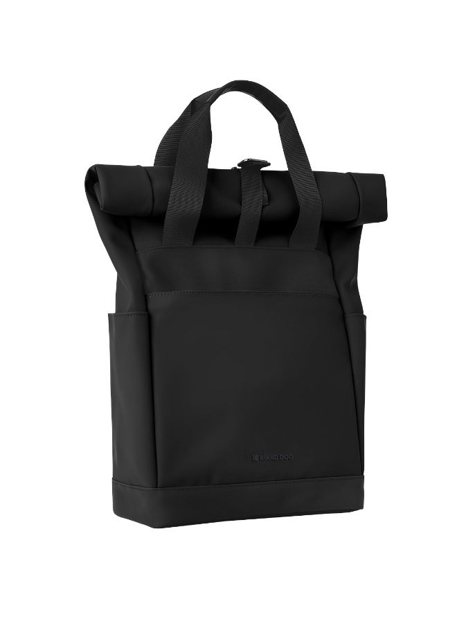 KIKKABOO حقيبة سيريز القابلة للطي، حقيبة الأم، تثبيتات عربة الأطفال، سعة كبيرة، وسادة تغيير محمولة، حقيبة حرارية، حقيبة مقاومة للماء، حقيبة متعددة الاستخدامات - Image 2