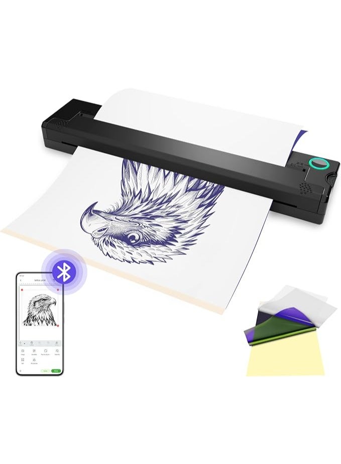 PeriPage P90 Wireless Tattoo Stencil Printer - Professional & Beginner Friendly, Bluetooth & USB Connectivity, Free Stencil Paper Included - Image 1