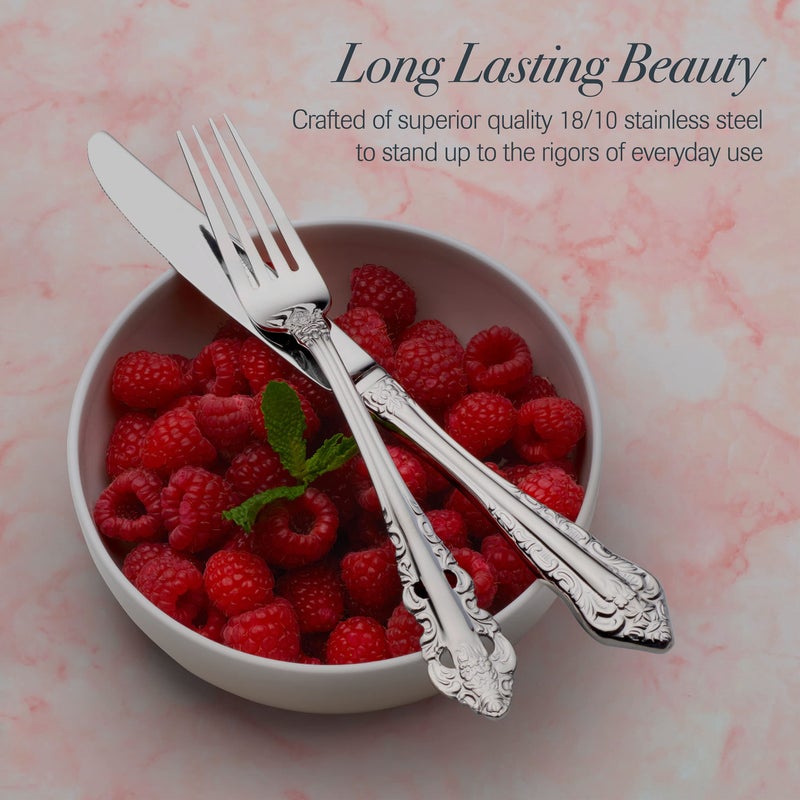 WALLACE طقم وولاس العتيق باروك 65 قطعة - Image 4