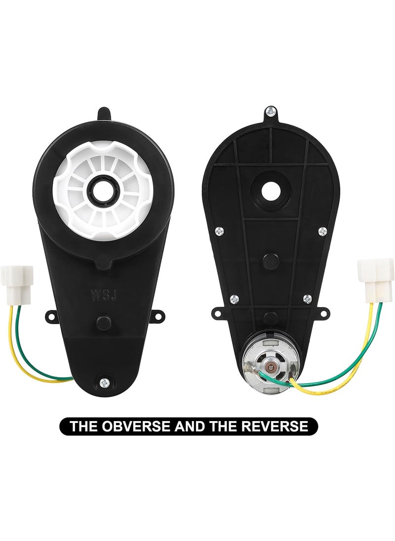 LAZORA 2Pcs 12V 40000RPM Kids Ride On Car Gearbox Motor Power Wheel Motor Upgrade Gearbox Motorcycles High Speed RS550 Drive Engine Match Kids Ride On Toys Car Gearbox  - Image 2