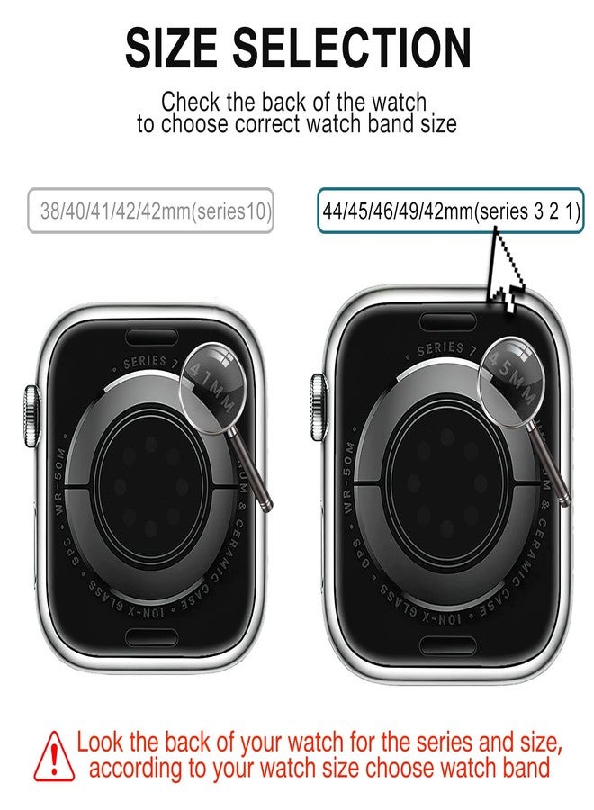 MARGE PLUS Stainless Steel Milanese Loop Compatible with Apple Watch Band 46mm 42mm 44mm 45mm 49mm 38mm 40mm 41mm men and women, Mesh Loop Magnetic Clasp Replacement for iWatch Bands Ultra Series 10 9 8 7 SE 6 5 - Image 2