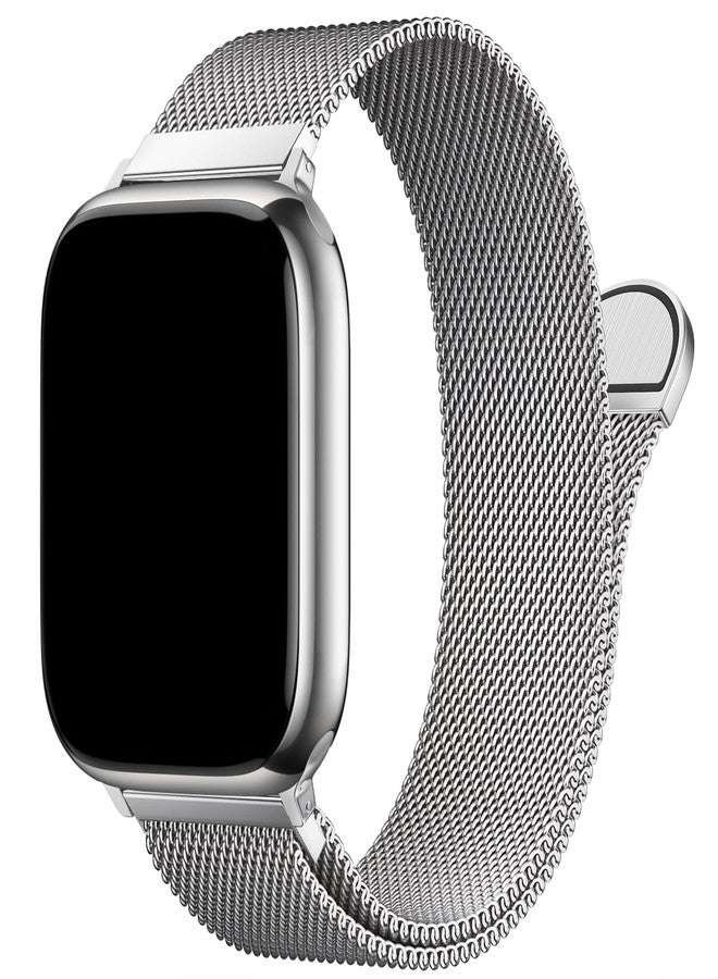 MARGE PLUS Stainless Steel Milanese Loop Compatible with Apple Watch Band 46mm 42mm 44mm 45mm 49mm 38mm 40mm 41mm men and women, Mesh Loop Magnetic Clasp Replacement for iWatch Bands Ultra Series 10 9 8 7 SE 6 5 - Image 1